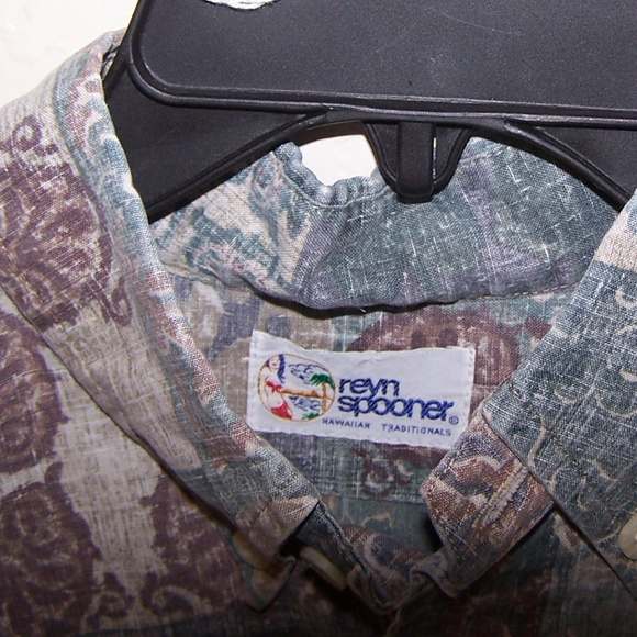VINTAGE REYN SPOONER HAWAIIAN CAMP SHIRT S2887 - Picture 2 of 8